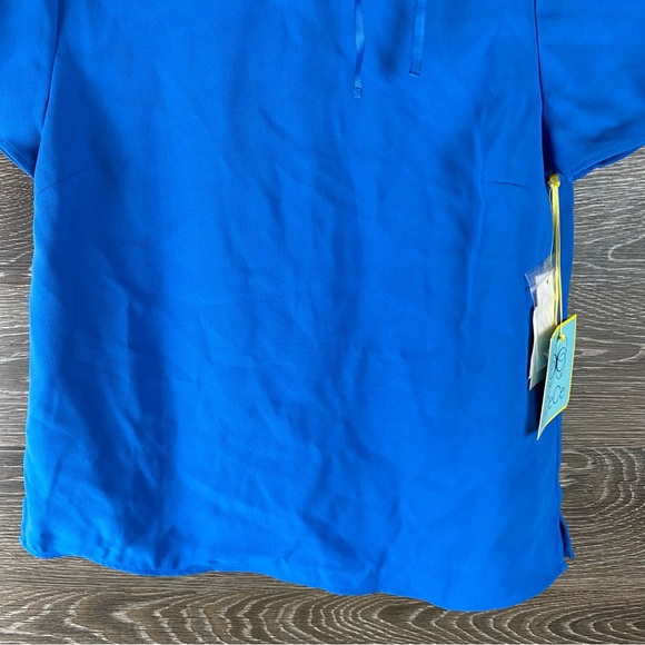 CeCe Pleated Collar Blouse NWT - Picture 2 of 9